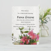 ラブズピンクアザレアブライダルシャワー招待レース 招待状 (スタンド正面)