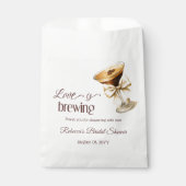 ラブズブルーイングボーエスプレッソマルティーニブライダルシャワー フェイバーバッグ (正面)