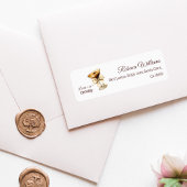 ラブズブルーイングボーエスプレッソマルティーニブライダルシャワー ラベル