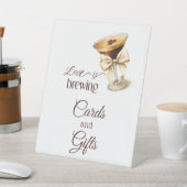 ラブズブルーイングボーエスプレッソマルティーニブライダルシャワー 台座サイン (インサイチュ)