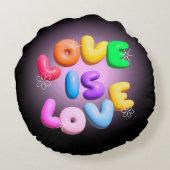 ラブズラブ3Dレインボープライドラウンドピロー ラウンドクッション (裏面)