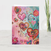 ラブズ万華鏡のように千変万化するパターン カード (裏面)