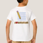 ラブズ書シャツ Tシャツ (裏面)