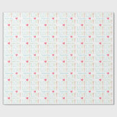 ラブズ結婚ラカスタムッピング紙 ラッピングペーパー (フラット)