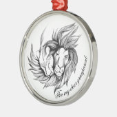 ラブセラミックオーナメントのグランペッド メタルオーナメント (左)