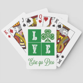 ラブセルティックシャムロックハートアイルランドモットー トランプ