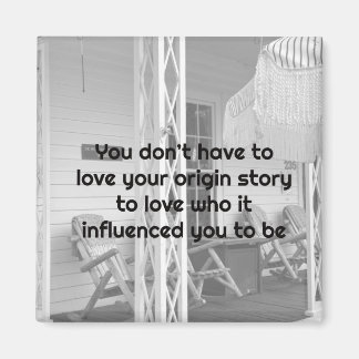 ラブセルフブラック&ホワイトレトロバイブマグネット マグネット