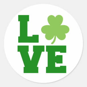 ラブセントパトリックの日☘️💚 ラウンドシール