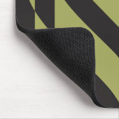 ラブセージグリーンオンブラック マウスパッド (コーナー)