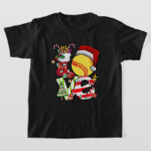 ラブソフトボールクリスマスサンタハット10代のガールズウィメンズ Tシャツ (レイダウン)