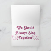 ラブソンググリーティングカード シーズンカード (内部)