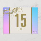 ラブソングテーブル番号 ポストカード (裏面)