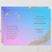 ラブソングバルミツワープログラムカバー (正面/裏面)