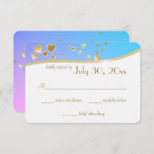 ラブソングバルミツワー応答カード 出欠カード (正面/裏面)