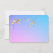 ラブソングバルミツワー応答カード 出欠カード (裏面)