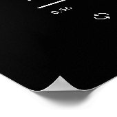 ラブソングブラックフォトズ結婚ダンスソング ポスター (角)