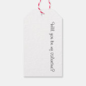 ラブソング バード ノーツ ブラック ホワイト アート ギフトタグ (裏面)
