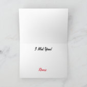 ラブソングValentine's Day Card カード (内部)