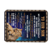 ラブソン |私の息子に誇りを持ったあなたを愛し マグネット (横)