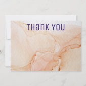 ラブソープビジネスラベンダーピーチで手作り サンキューカード (裏面)