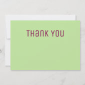 ラブソープメーカーのクリスマスツリーレモンで手作り サンキューカード (裏面)