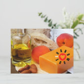 ラブソープメーカーピーチアーモンド油 サンキューカード (スタンド正面)