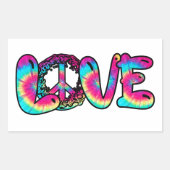 ラブタイダイ 長方形シール (正面)