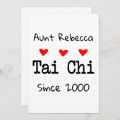 ラブタイチおもしろい引用文ウィズ赤いハート サンキューカード (正面/裏面)