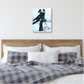 ラブタイポグラフィユア写真テンプレートキャンバスプリント キャンバスプリント (インサイチュ (寝室))