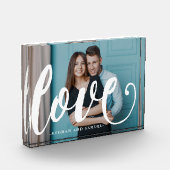 ラブタイポグラフィ写真と名前フォトブロック フォトブロック (左)