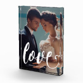 ラブタイポグラフィ写真と名前フォトブロック フォトブロック (右)