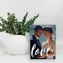 ラブタイポグラフィ写真と名前フォトブロック フォトブロック