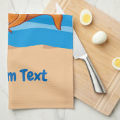 ラブタオルで釣り餌 キッチンタオル (四つ折り)