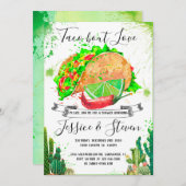 ラブタコ カップルシャワー 招待状 サボテン (正面/裏面)