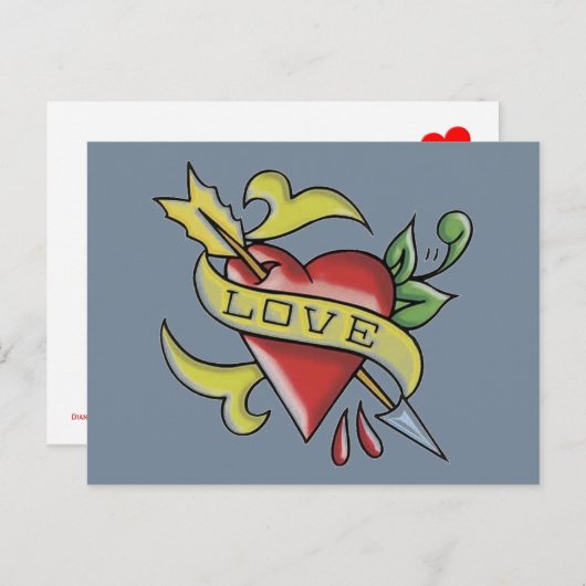 ラブタトゥー – はがき (正面/裏面)