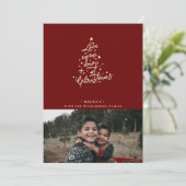 ラブダウン来フォトスクリスマスカード シーズンカード (スタンド正面)