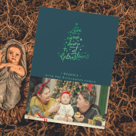 ラブダウン来フォトスクリスマスカード シーズンカード