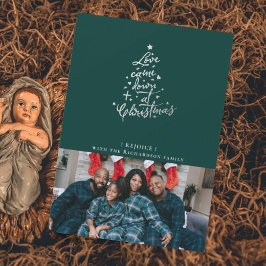 ラブダウン来フォトスクリスマスカード シーズンカード