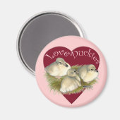 ラブダッキー（アヒルちゃん） マグネット (正面/裏面)