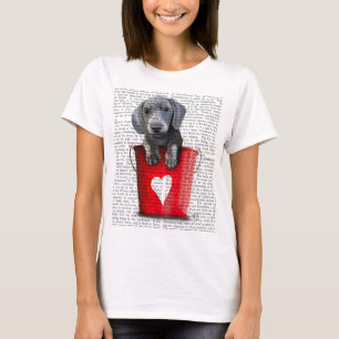 ラブダックシュント子犬のバケツ Tシャツ