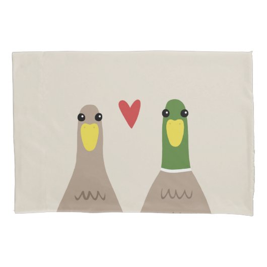 ラブダック 枕カバー (正面)