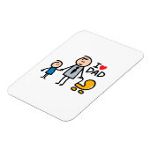 ラブダディプリント マグネット (左側)