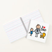 ラブダディ プリント ノートブック (内部)