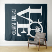 ラブダニエル島サウスカロライナ タペストリー (インサイチュ(横))