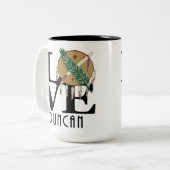 ラブダンカンオクラホマ15oz ツートーンマグカップ (正面左)
