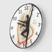 ラブダンス ラージ壁時計 (傾斜)