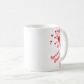 ラブダンデロンをハートの種子で広める コーヒーマグカップ (正面右)