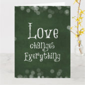 ラブチェンジオールデイズ引用文 カード (黄色い花)