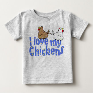ラブチキンズベビークリーパー ベビーTシャツ