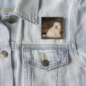 ラブチャウチャウ子犬のボタンピン 缶バッジ (インサイチュ)